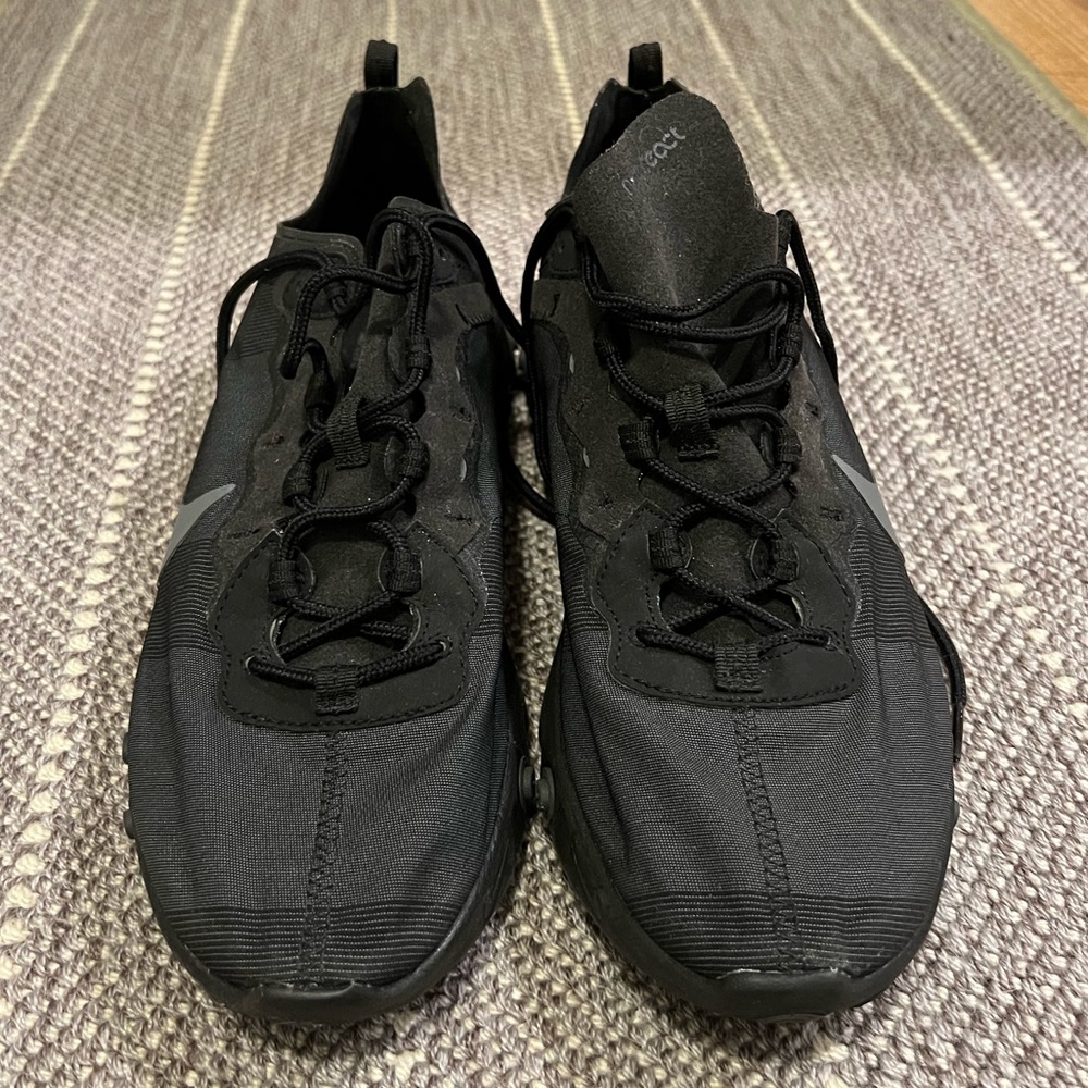 Nike React Element 55 “Triple Black” - image 4